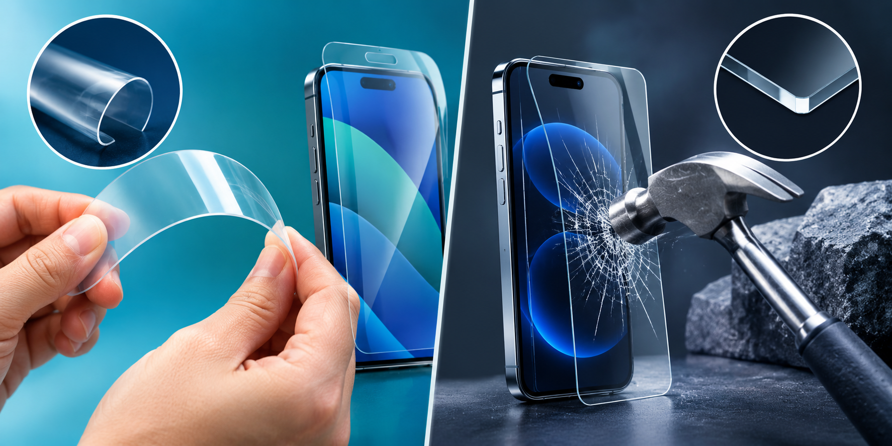 گلس سرامیکی یا شیشه‌ای؟